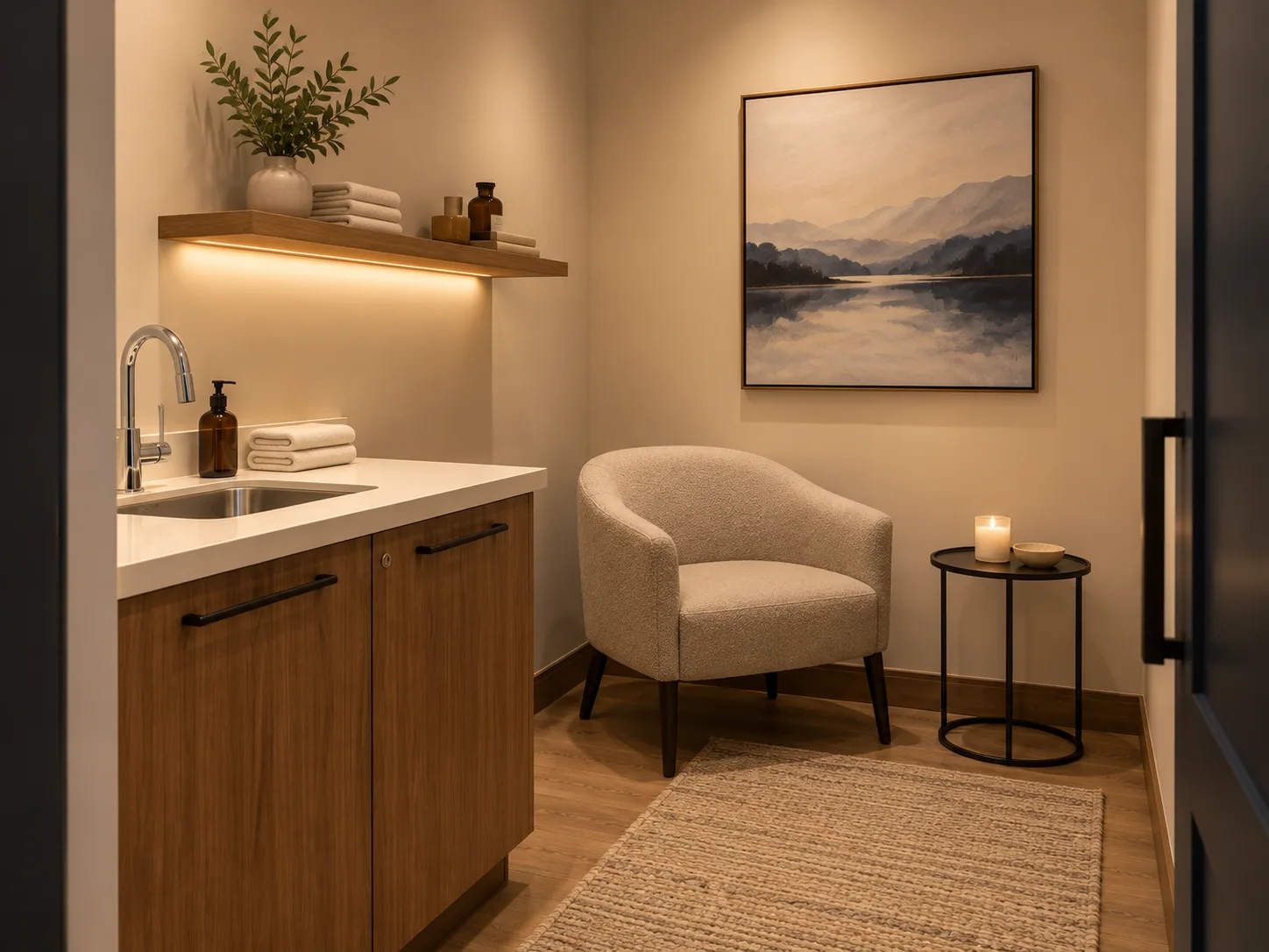 Private relaxation area at Oasis Wellness Retreat